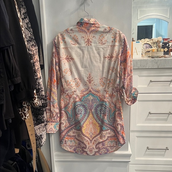 Etro Multicolor Paisley Button Down Shirt - Picture 3 of 3